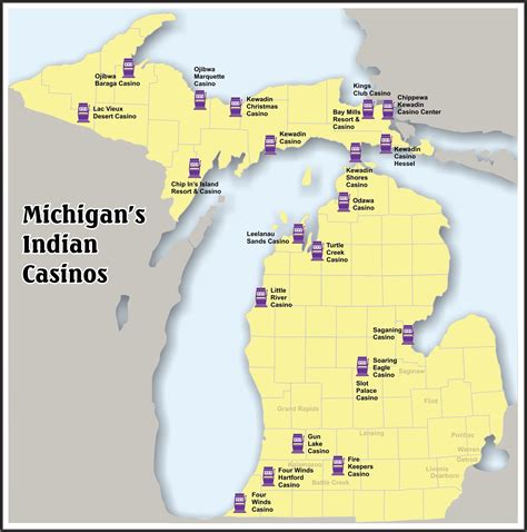 michigan casinos map|michigan casinos upper peninsula.